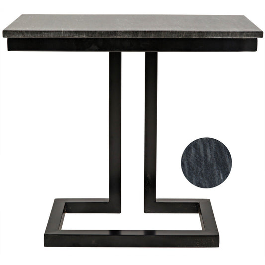 Alonzo Side Table-Side Tables-Noir-Sideboards and Things