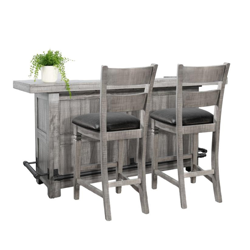 Sunny D Alpine Wooden Bar Table with Barstool