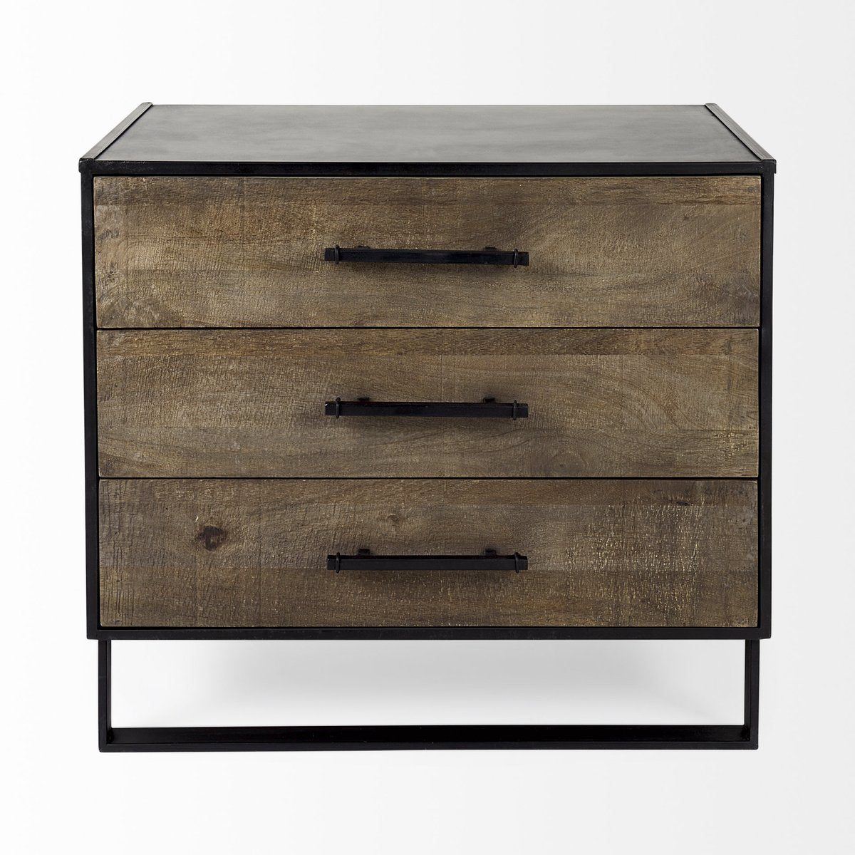 Mercana Alvin Three Drawers Wood Accent Cabinet
