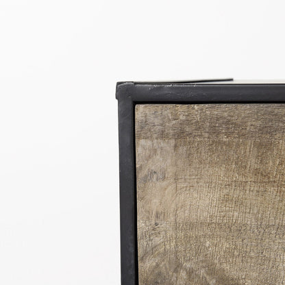 Mercana Alvin Three Drawers Wood Accent Cabinet