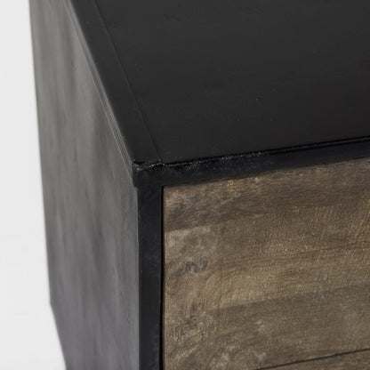 Mercana Alvin Three Drawers Wood Accent Cabinet