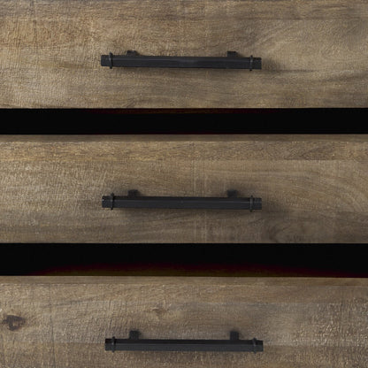 Mercana Alvin Three Drawers Wood Accent Cabinet