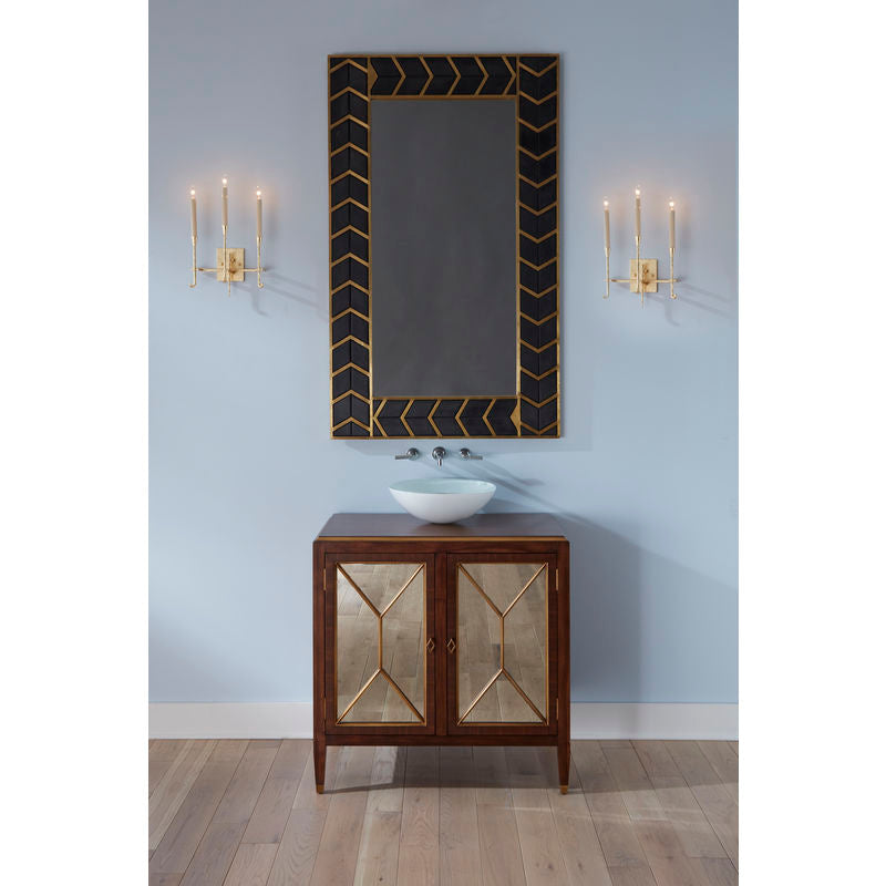 Amanda Wooden Two Door Cabinet-Accent Cabinets-Wildwood-LOOMLAN