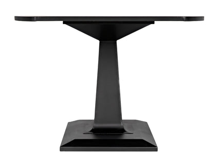 Amboss Black Steel Rectangle Dining Table-Dining Tables-Noir-Sideboards and Things