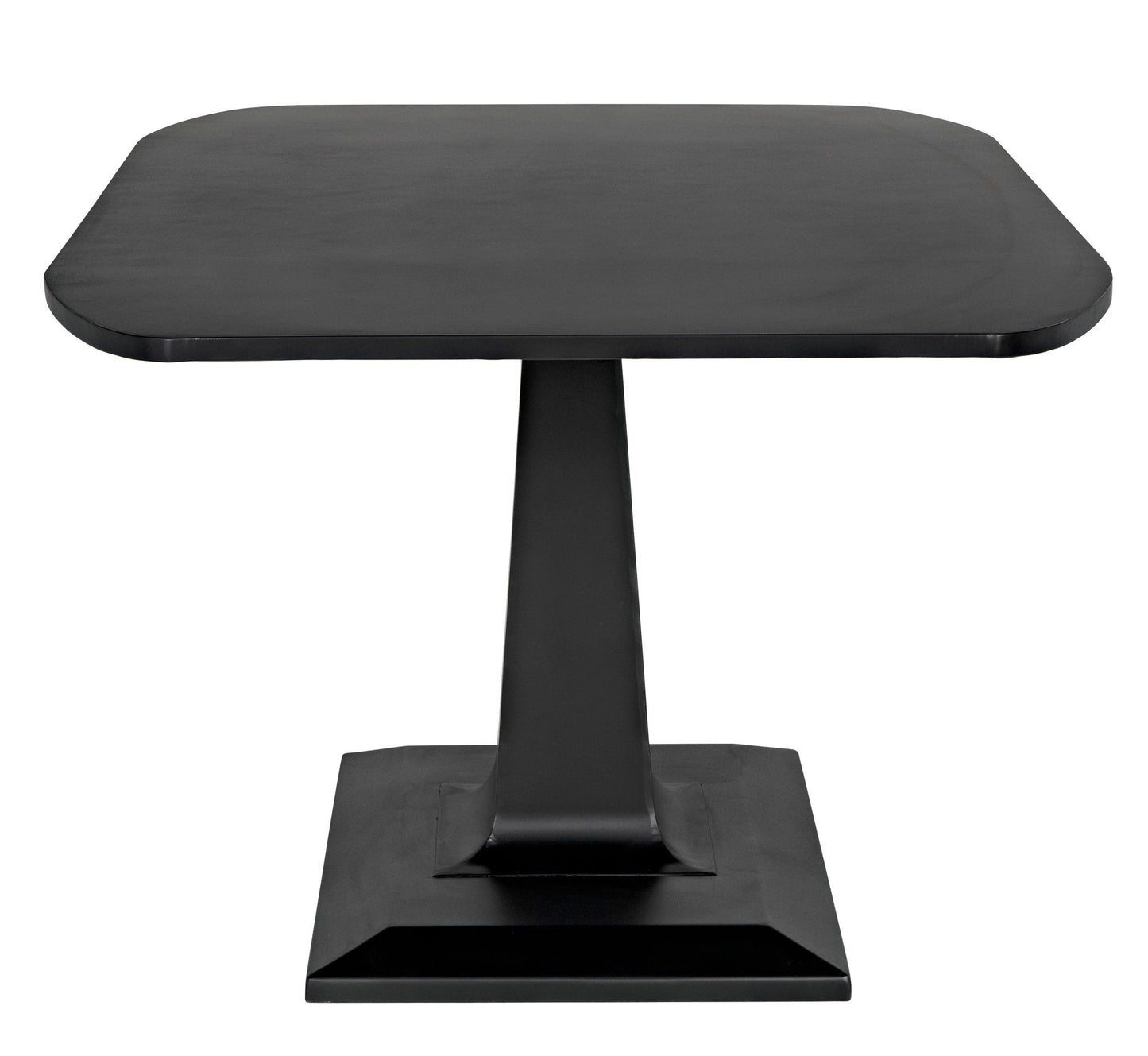 Amboss Black Steel Rectangle Dining Table-Dining Tables-Noir-Sideboards and Things