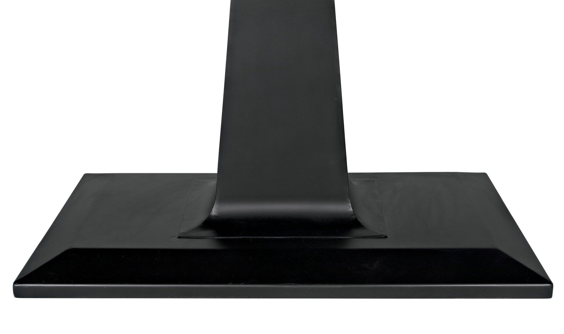 Amboss Black Steel Rectangle Dining Table-Dining Tables-Noir-Sideboards and Things