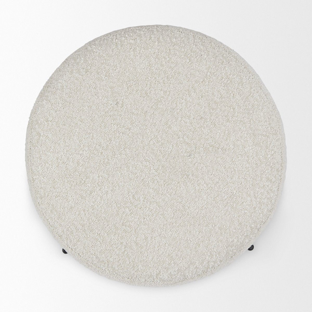 Mercana Amelia Cream Boucle Pouf