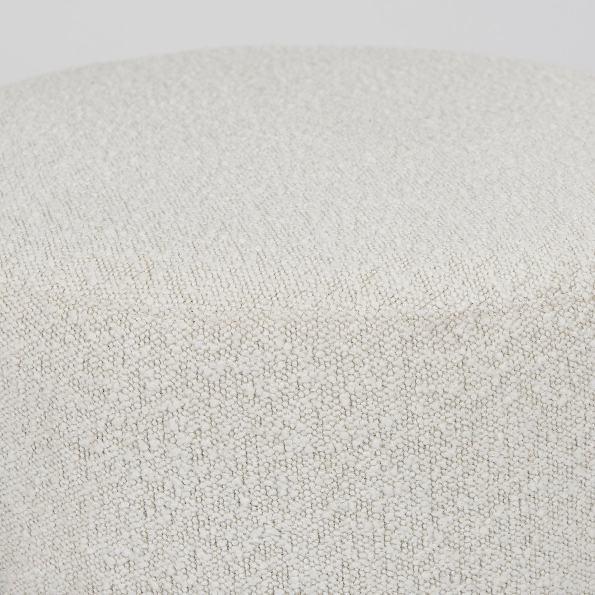 Mercana Amelia Cream Boucle Pouf