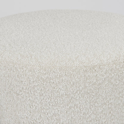 Mercana Amelia Cream Boucle Pouf