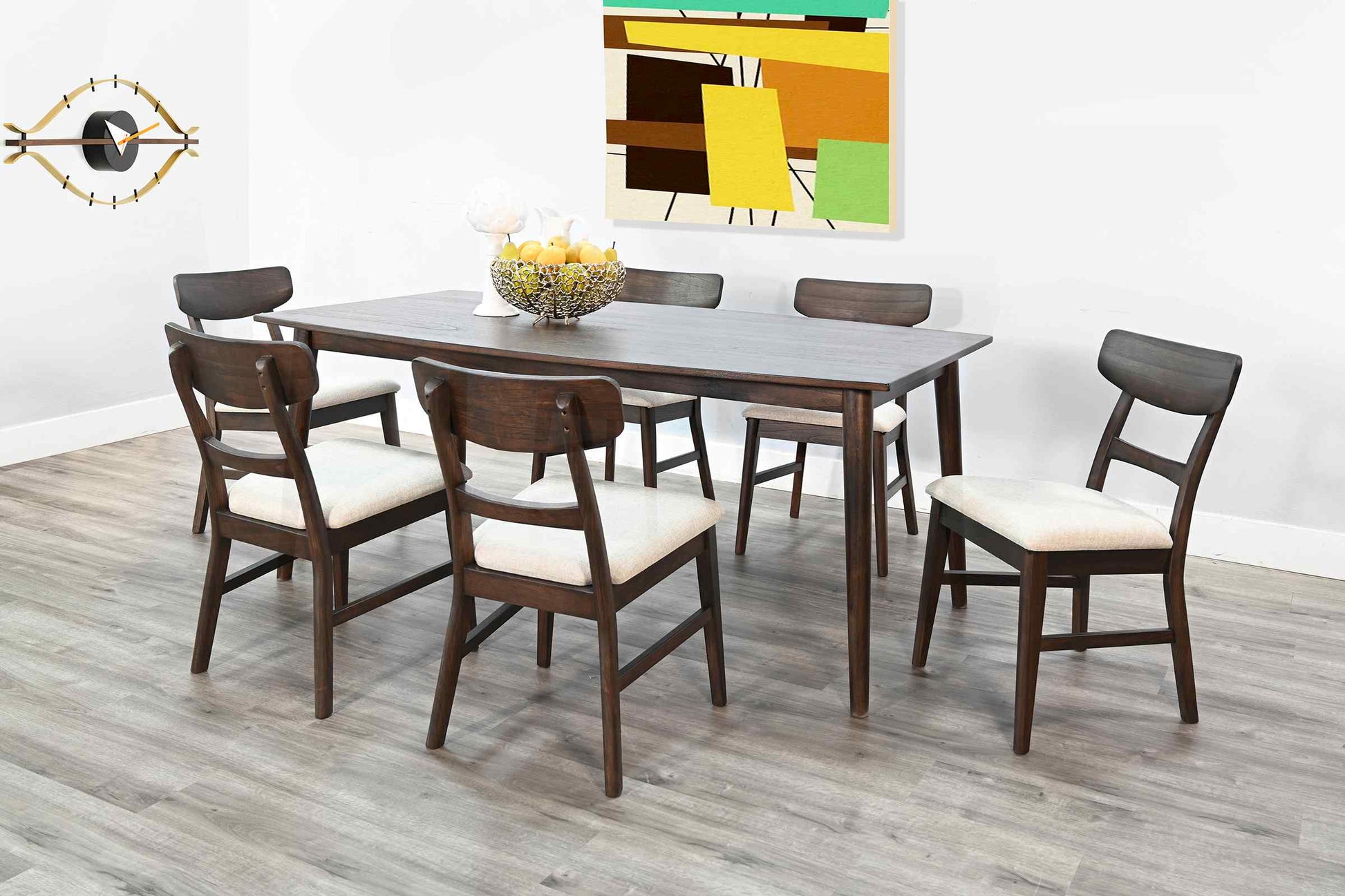 Sunny D American Modern Armless Dining Chair 2PC
