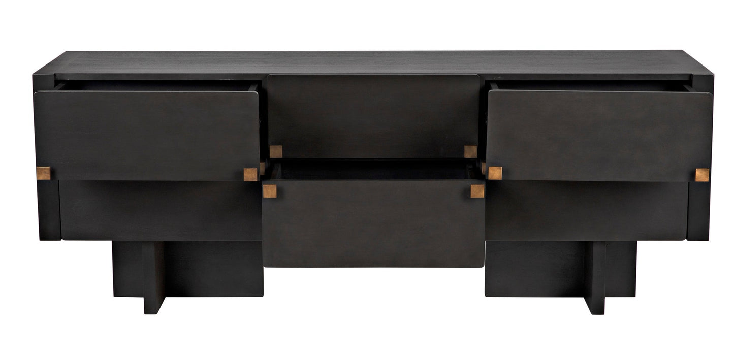 Amidala Sideboard, Two-Tone Pale-Sideboards-Noir-Sideboards and Things