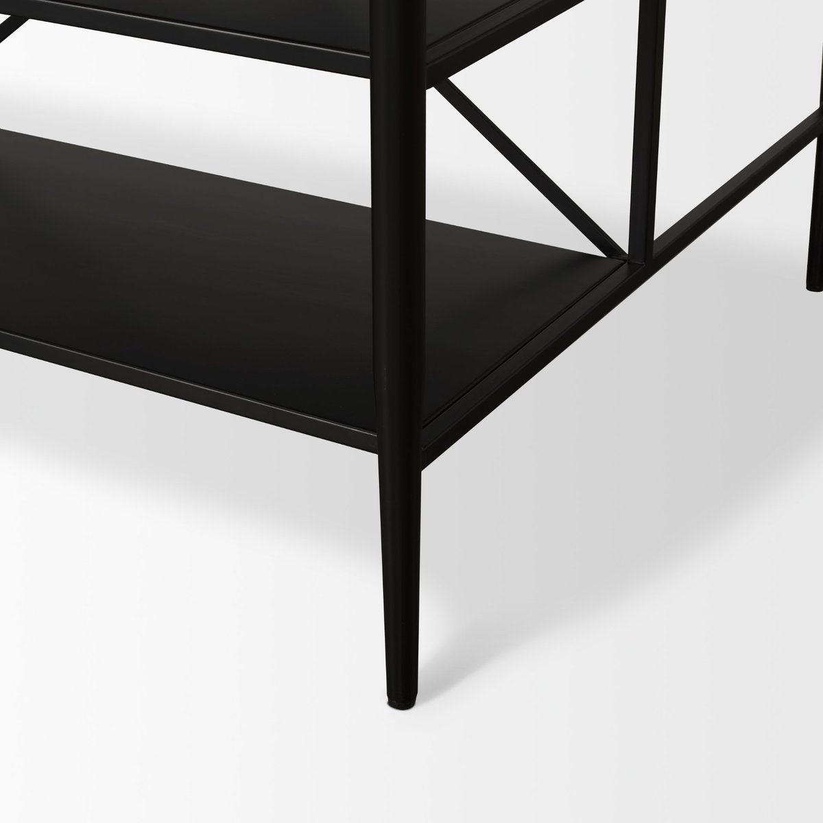 Mercana Amika White Marble Top Counter Table