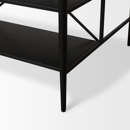 Mercana Amika White Marble Top Counter Table