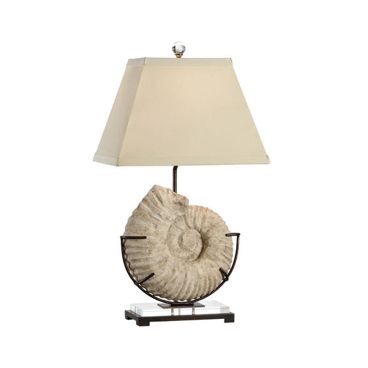 Wildwood Ammonite Iron Mounted Table Lamp