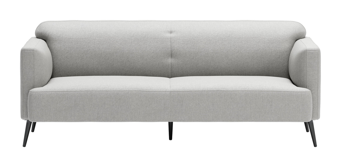 Amsterdam Sofa Light Gray-Sofas & Loveseats-Zuo Modern-LOOMLAN