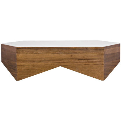 Amsterdam Wood Geometric Coffee Table-Coffee Tables-Noir-Sideboards and Things