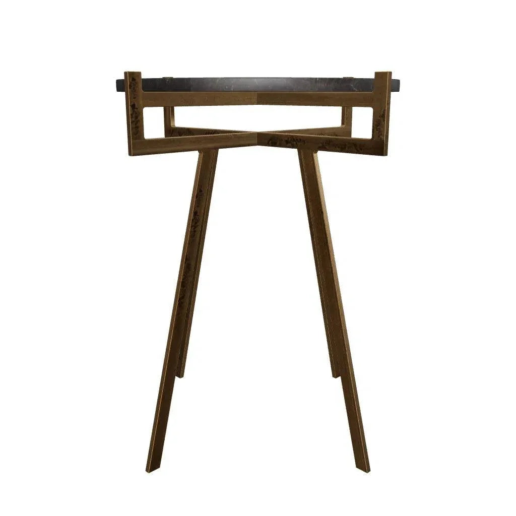 SUNPAN Anak Marble Top Round End Table