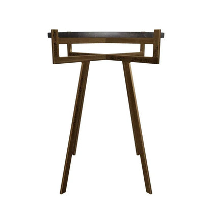 SUNPAN Anak Marble Top Round End Table