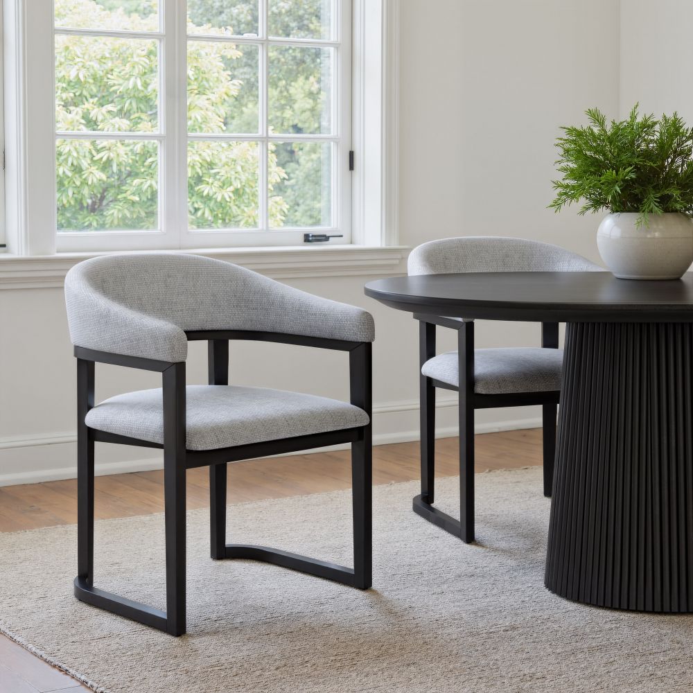 Zuo Modern Anasa Grey Fabric Dining Chair
