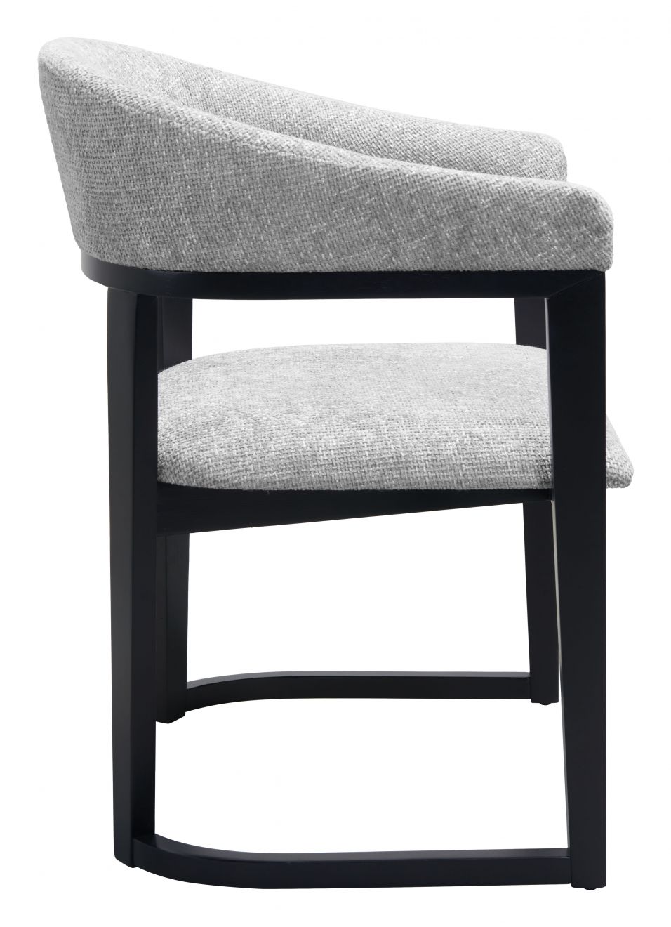 Zuo Modern Anasa Grey Fabric Dining Chair