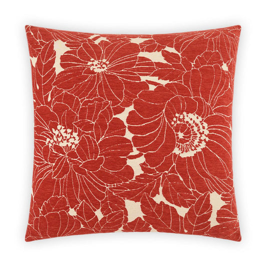 D.V. Kap Anathallo Berry Red Throw Pillow With Insert