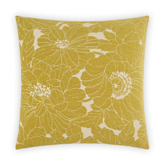 D.V. Kap Anathallo Citron Yellow Throw Pillow Insert