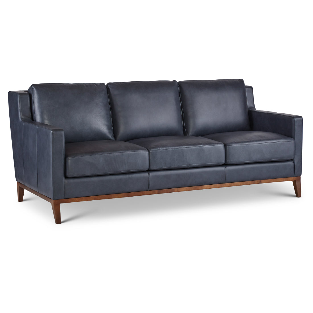 Anders Leather Sofa Handcrafted and Made to Order-Sofas & Loveseats-One For Victory-LOOMLAN