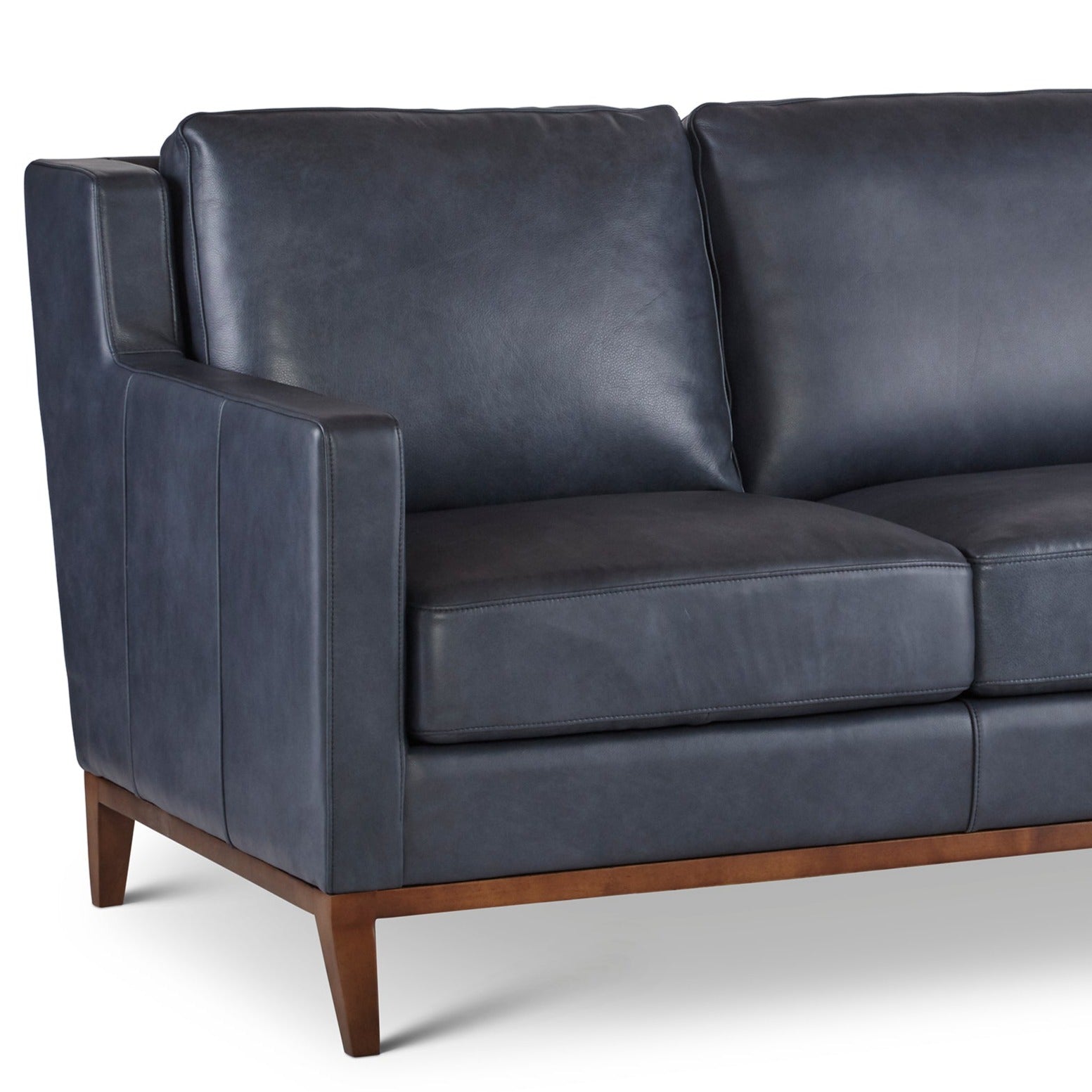 Anders Leather Sofa Handcrafted and Made to Order-Sofas & Loveseats-One For Victory-LOOMLAN