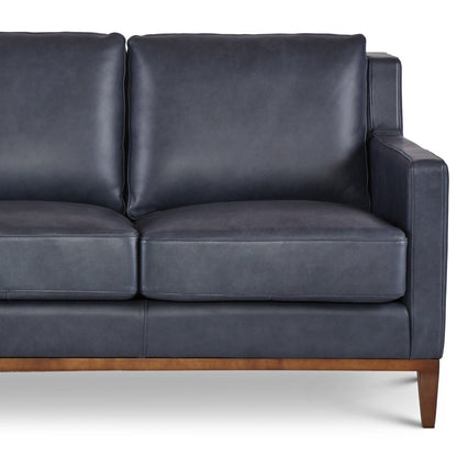 Anders Leather Sofa Handcrafted and Made to Order-Sofas & Loveseats-One For Victory-LOOMLAN