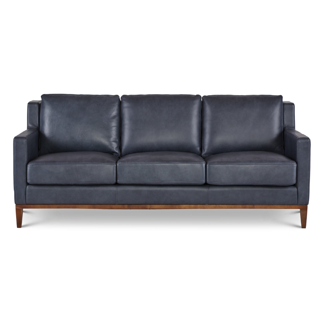 Anders Leather Sofa Handcrafted and Made to Order-Sofas & Loveseats-One For Victory-LOOMLAN