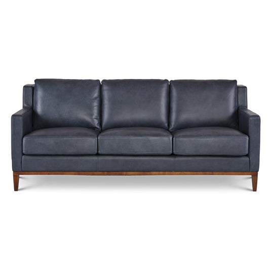 Anders Leather Sofa Handcrafted and Made to Order-Sofas & Loveseats-One For Victory-LOOMLAN