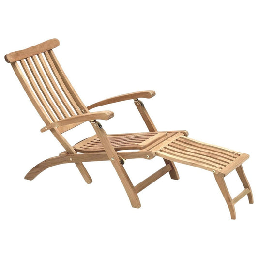 HiTeak Anders Teak Folding Outdoor Deck Chair