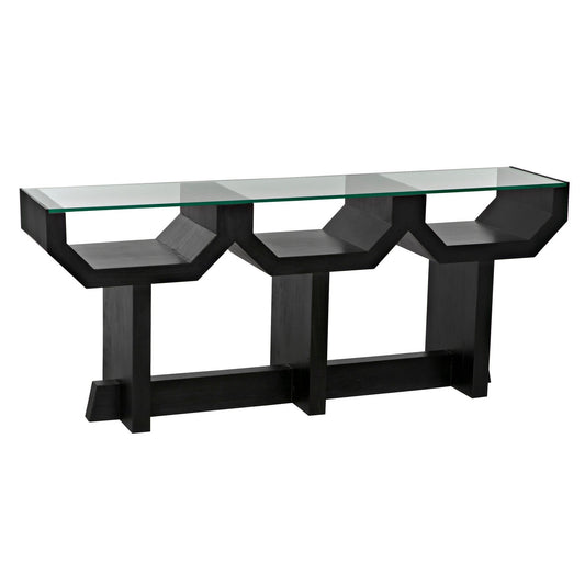 Ando Console-Console Tables-Noir-Sideboards and Things