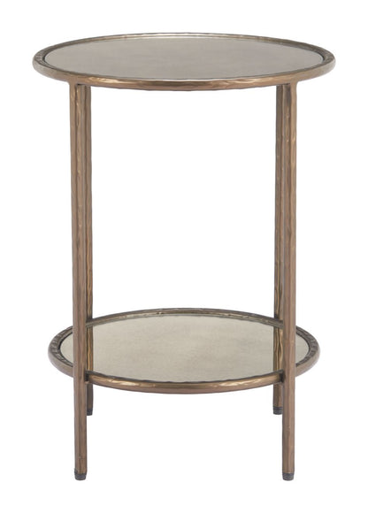 Zuo Modern Anelli Steel Frame Round Side Table