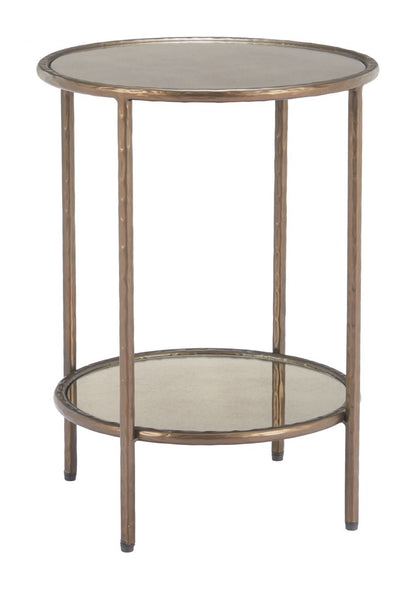 Zuo Modern Anelli Steel Frame Round Side Table