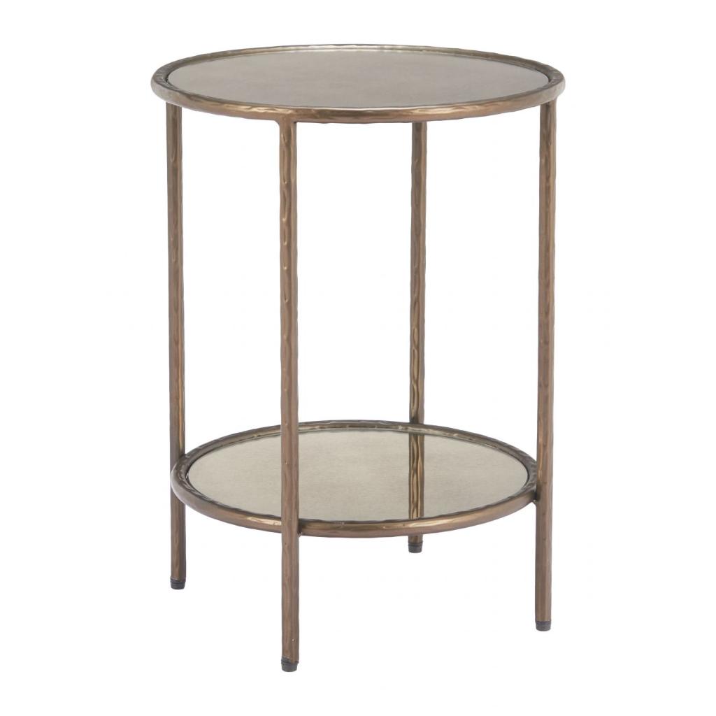 Zuo Modern Anelli Steel Frame Round Side Table