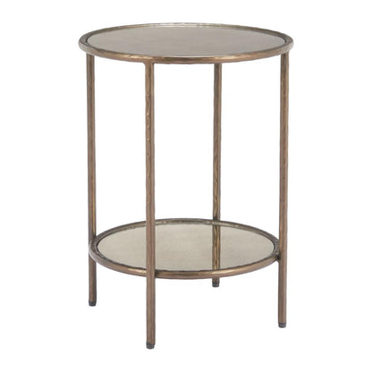 Zuo Modern Anelli Steel Frame Round Side Table