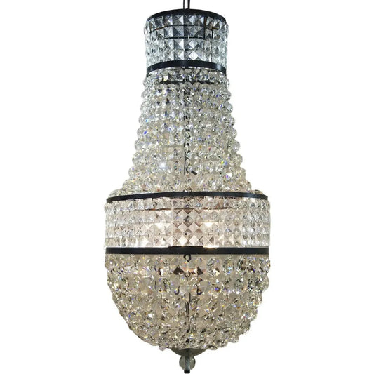 Anna Black Steel Chandelier