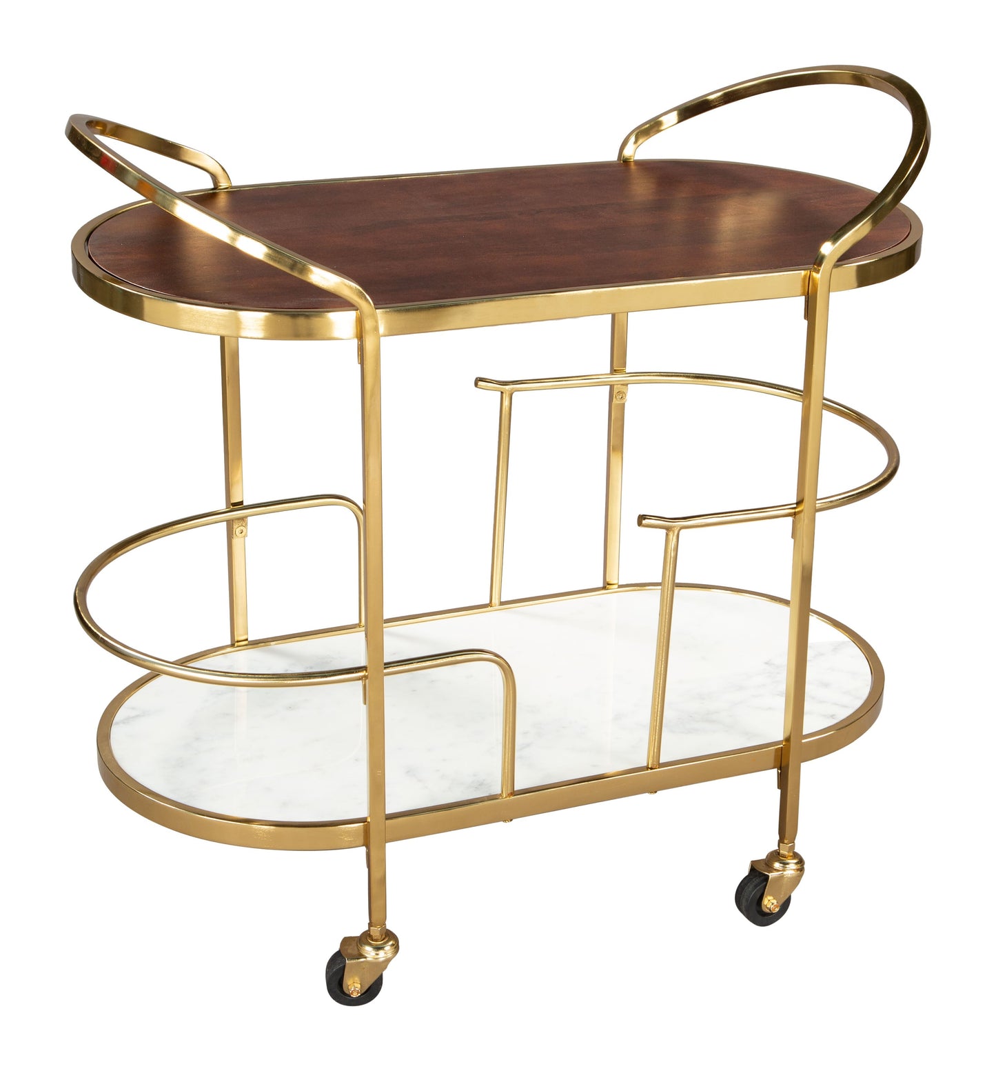 Antalya Bar Cart Multicolor-Home Bar Carts-Zuo Modern-LOOMLAN