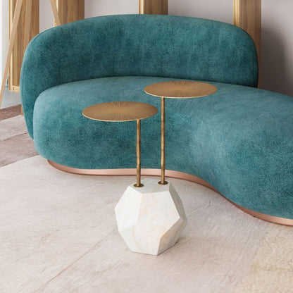 Zuo Modern Anten Marble Base Nesting Side Table