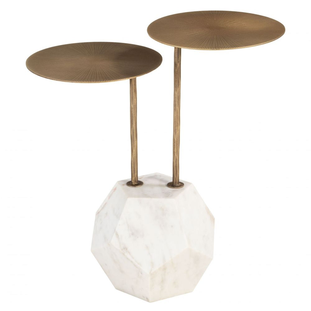Zuo Modern Anten Marble Base Nesting Side Table