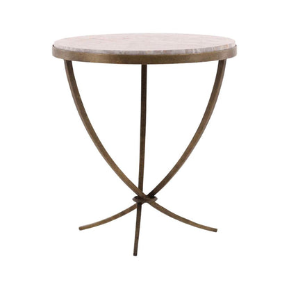 Furniture Classics Anthony Marble Top Round Side Table