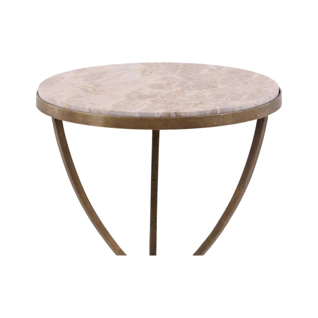 Furniture Classics Anthony Marble Top Round Side Table