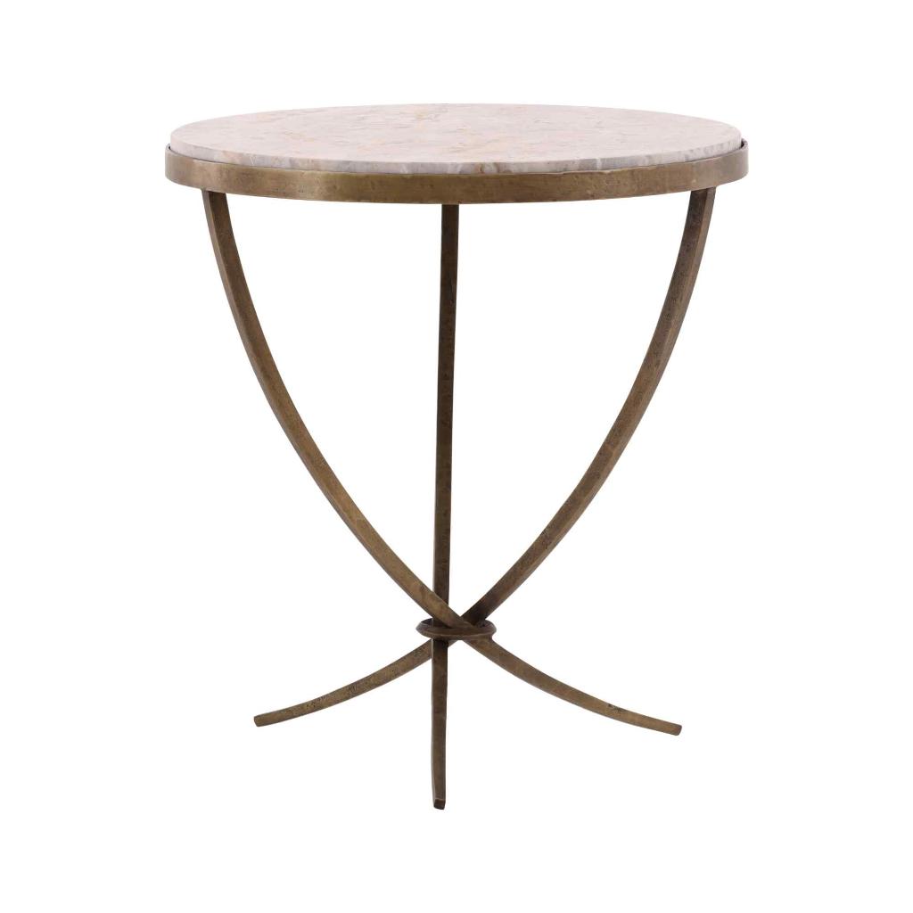 Furniture Classics Anthony Marble Top Round Side Table