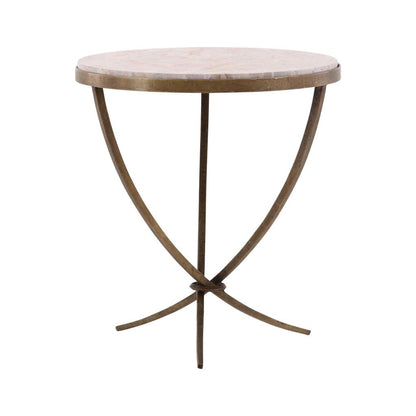 Furniture Classics Anthony Marble Top Round Side Table