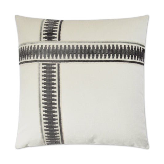 D.V. Kap Antibes II Grey Throw Pillow With Insert