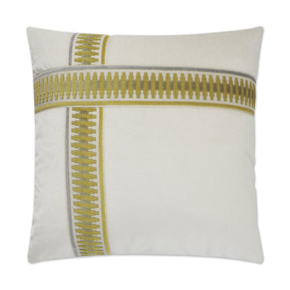 D.V. Kap Antibes II Yellow Throw Pillow With Insert
