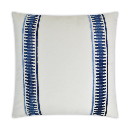 D.V. Kap Antibes Blue Throw Pillow With Insert