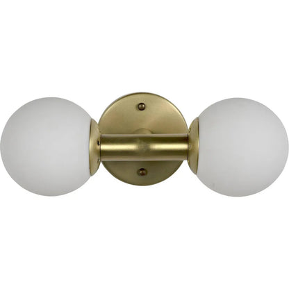 Antiope Metal & Glass Sconce Antique Brass