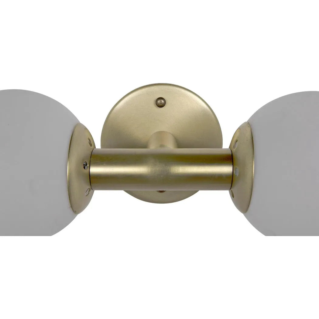 Antiope Metal & Glass Sconce Antique Brass